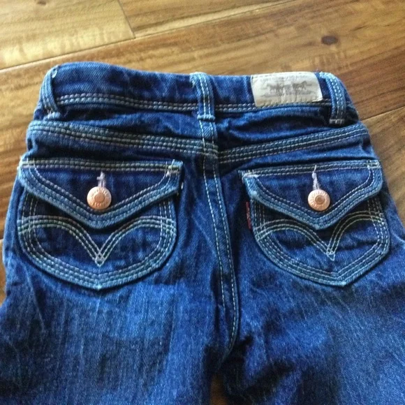 ✔️Levi’s Jeans Girls Size 5 Slim - Picture 4 of 7